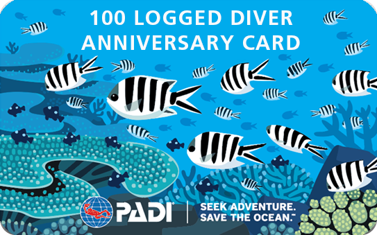 友永たろデザイン「PADIアニバーサリーカード」