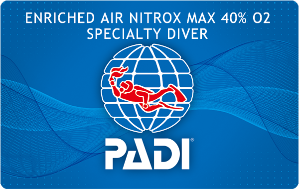 PADIエンリッチド・エア・ナイトロックス・ダイバー・スペシャルティ・コース（EAD）